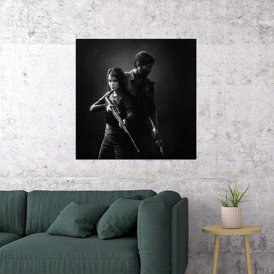 The Last Of Us Video Game Poster Iconic Post-apocalyptic Adventure Art Print - xonomax