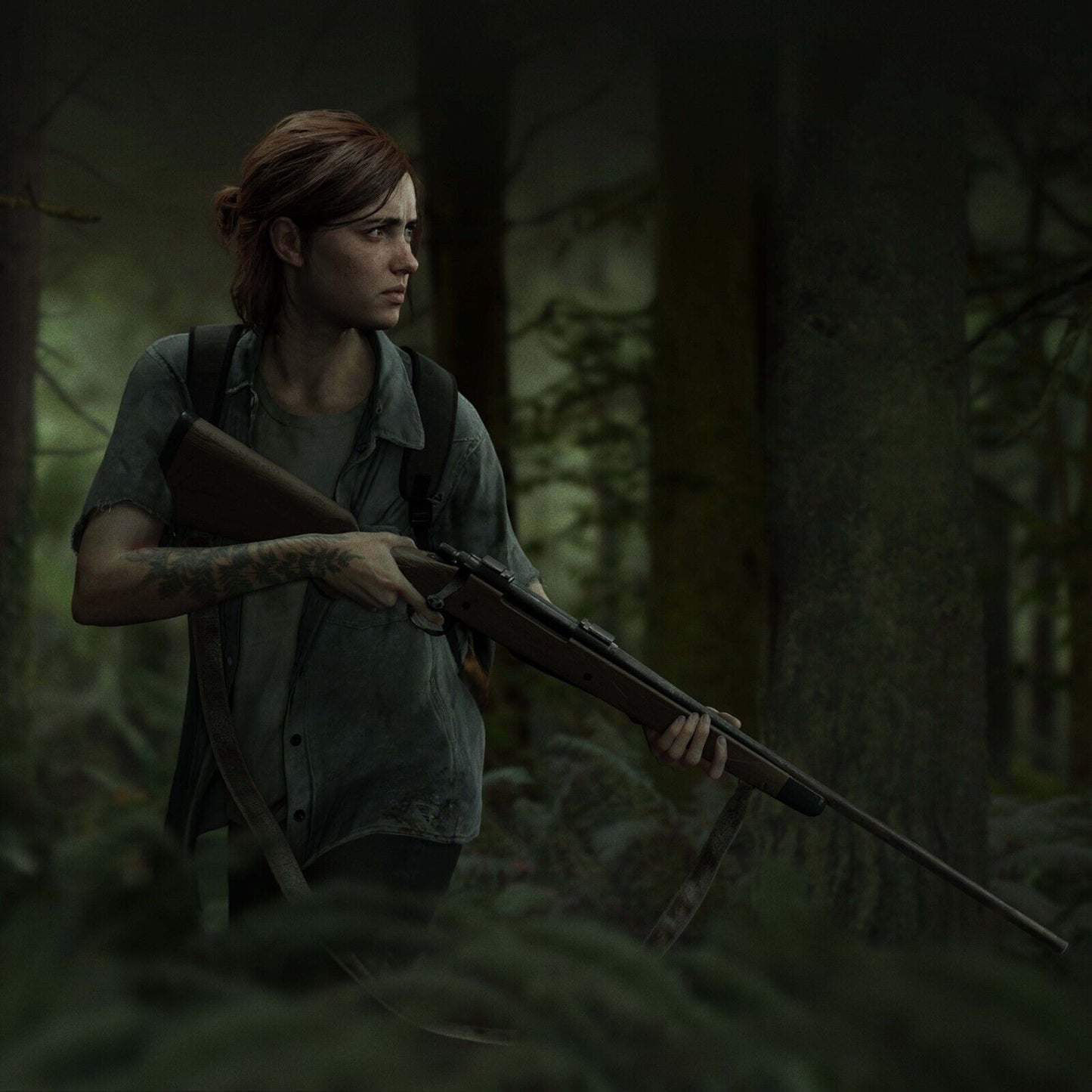 The Last Of Us Ellie Video Game Poster Iconic Post-apocalyptic Character Art Print - xonomax