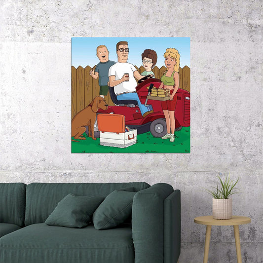King Of The Hill Tv Series Poster Animated Comedy Wall Art - xonomax