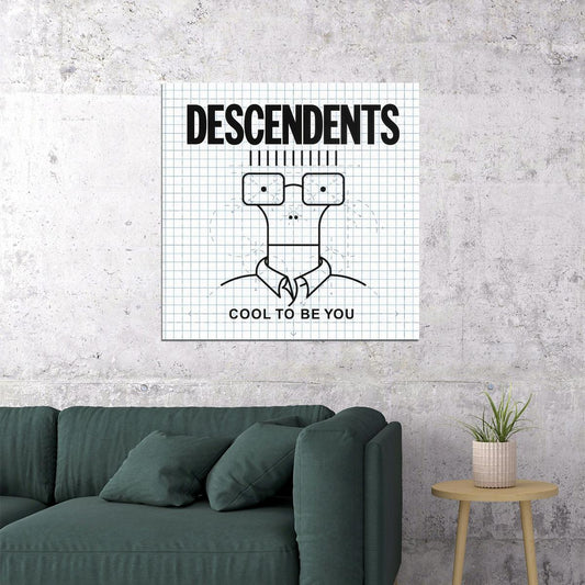 Descendents Cool To Be You Album Cover Art Punk Rock Music Poster Band Music Print - xonomax