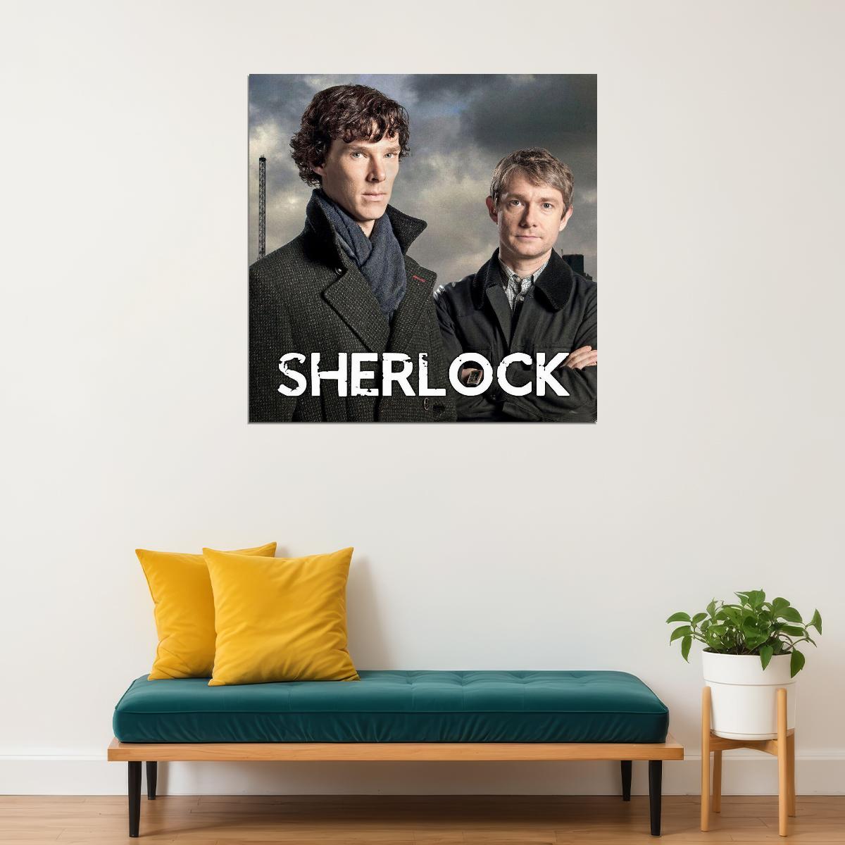 Sherlock Tv Show Movie Poster Detective Series Wall Print