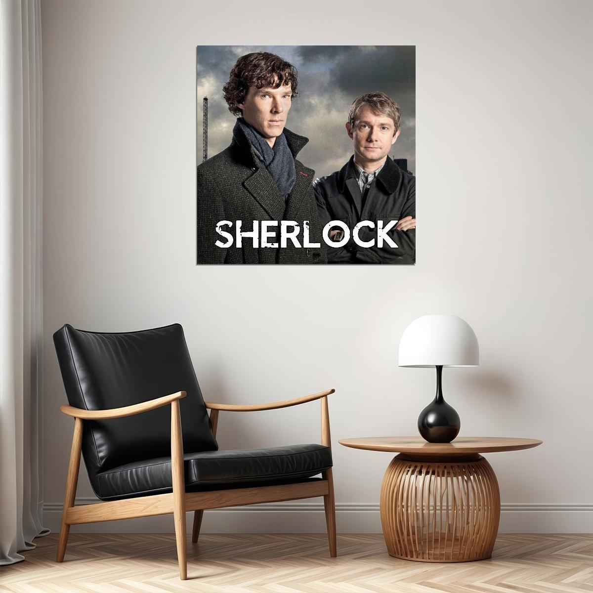 Sherlock Tv Show Movie Poster Detective Series Wall Print