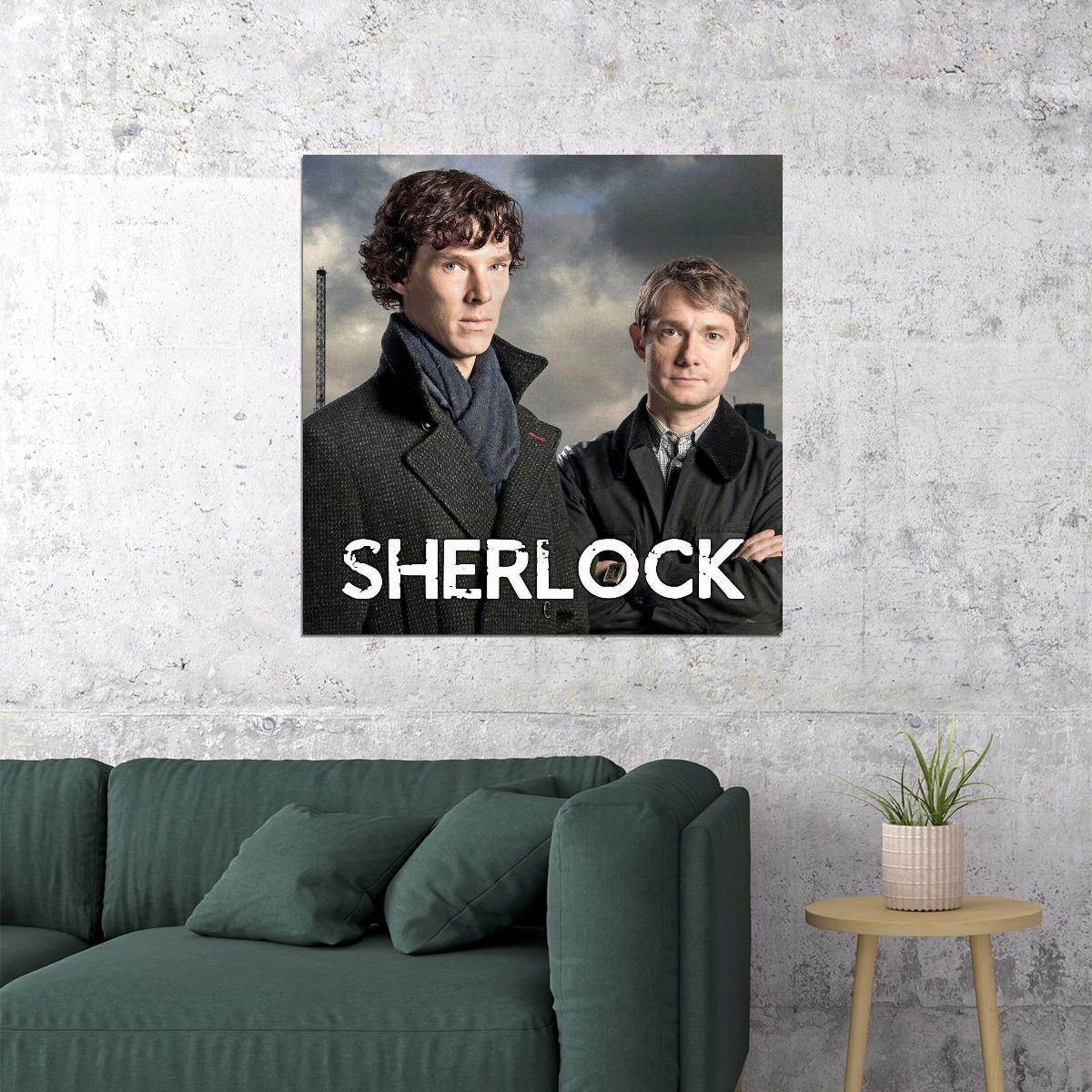 Sherlock Tv Show Movie Poster Detective Series Wall Print