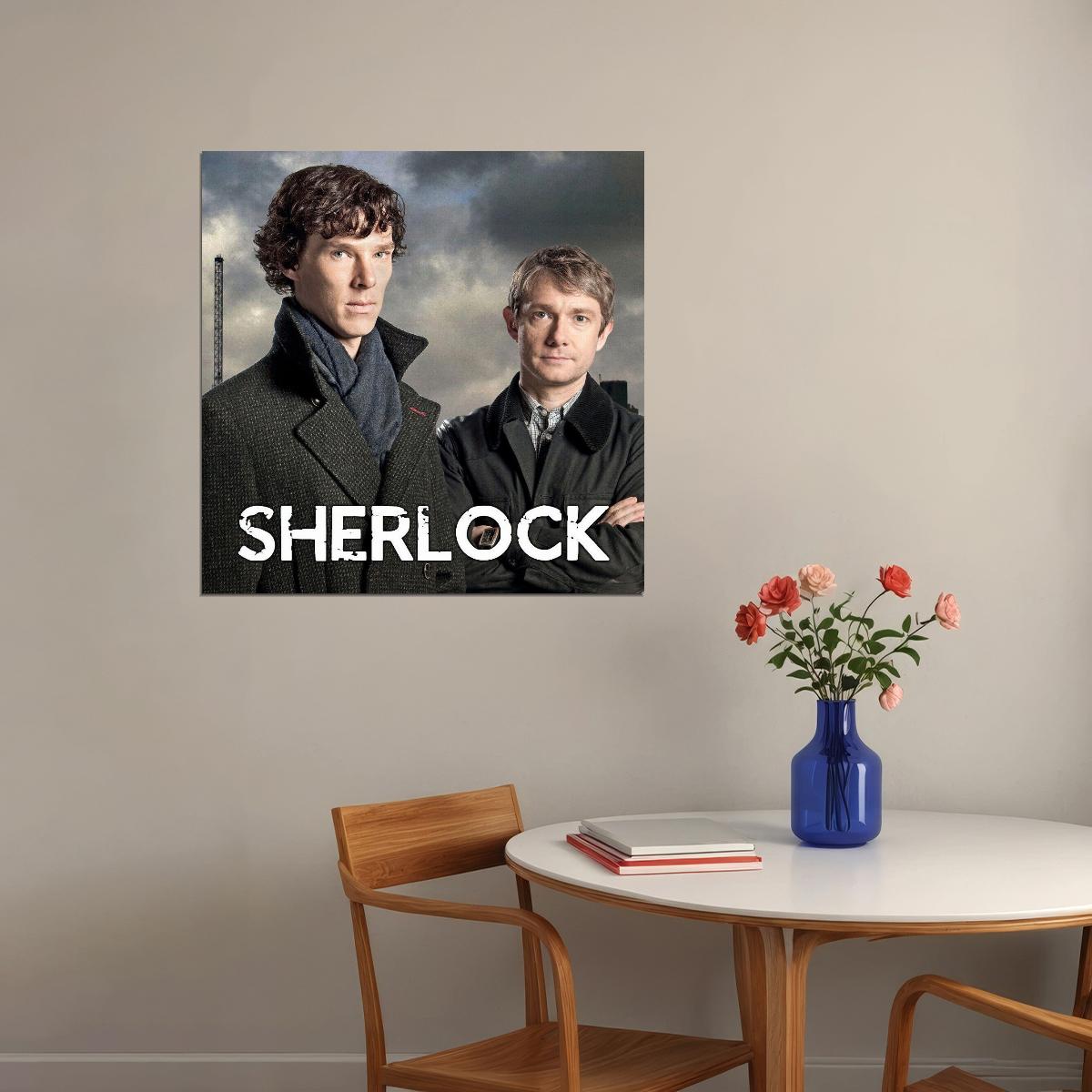 Sherlock Tv Show Movie Poster Detective Series Wall Print