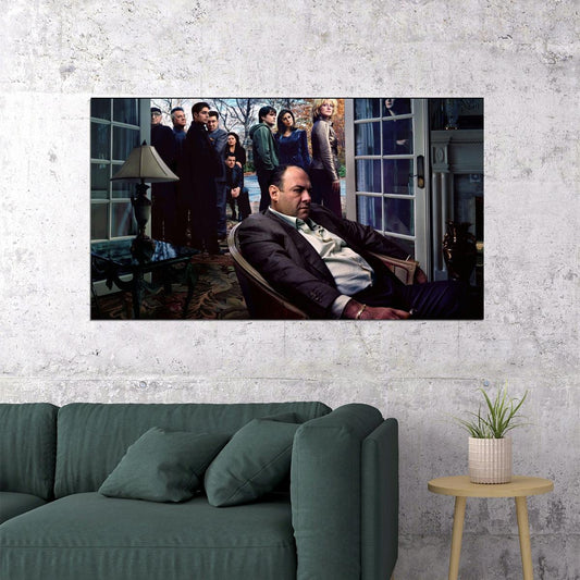 The Sopranos Tv Series Poster Iconic Mafia Drama Art Print - xonomax