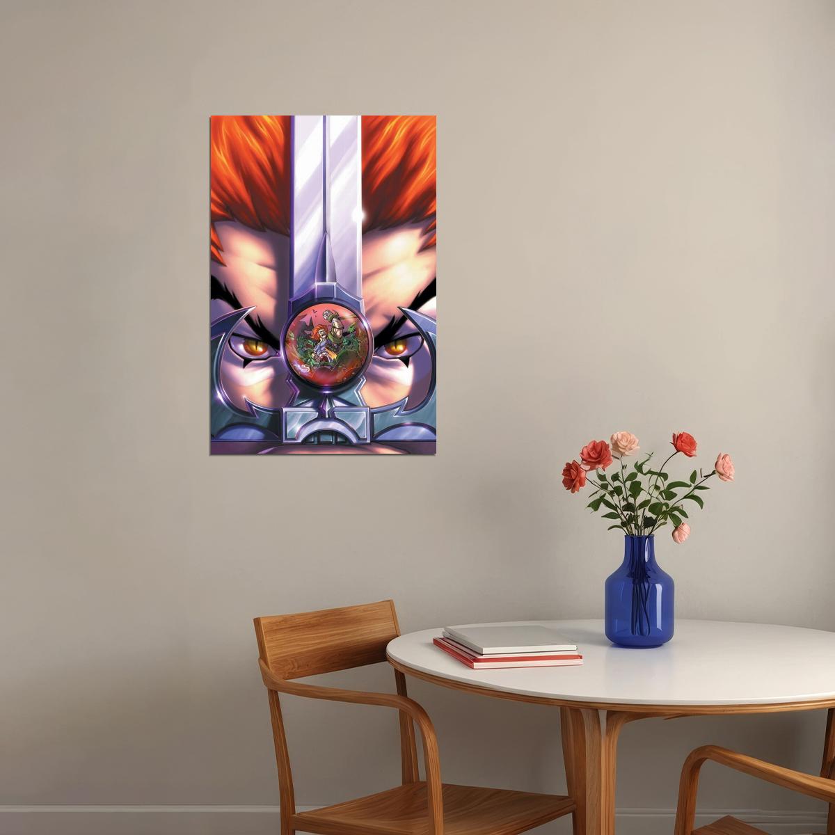 Thundercats Lion-o Sight Beyond Sight Poster Iconic 80s Cartoon Art Retro Animated Series Print - xonomax