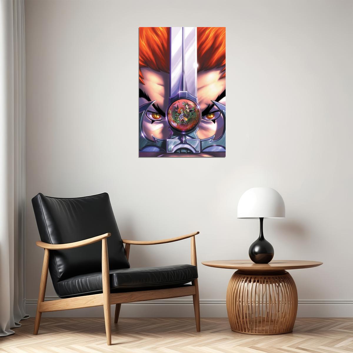 Thundercats Lion-o Sight Beyond Sight Poster Iconic 80s Cartoon Art Retro Animated Series Print - xonomax