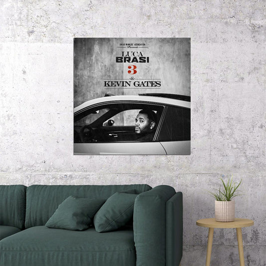 Kevin Gates Luca Brasi 3 Album Cover Art Music Poster Rap Wall Print - xonomax