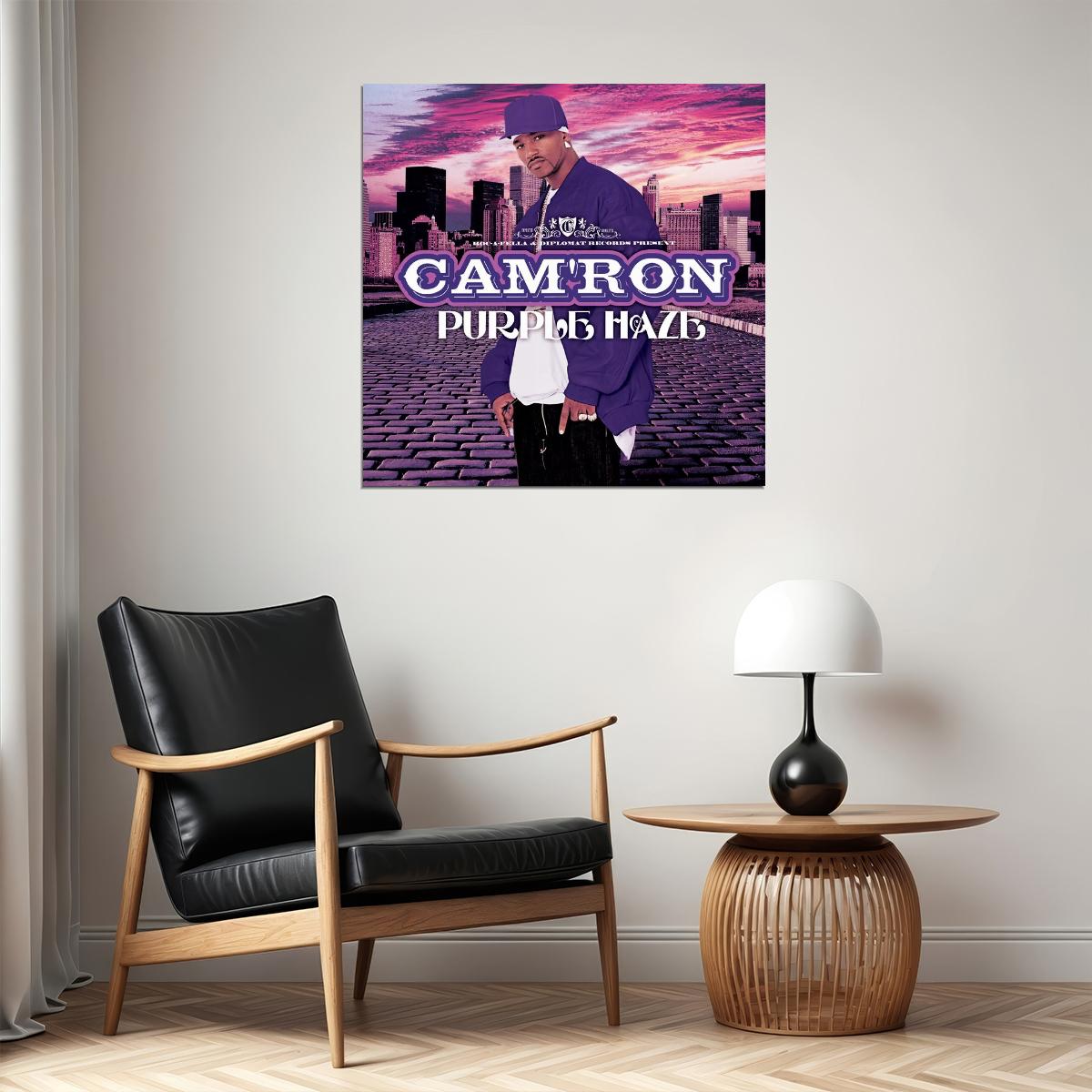 Cam'ron Purple Haze Album Cover Art Hip-hop Music Poster Rap Music Print - xonomax