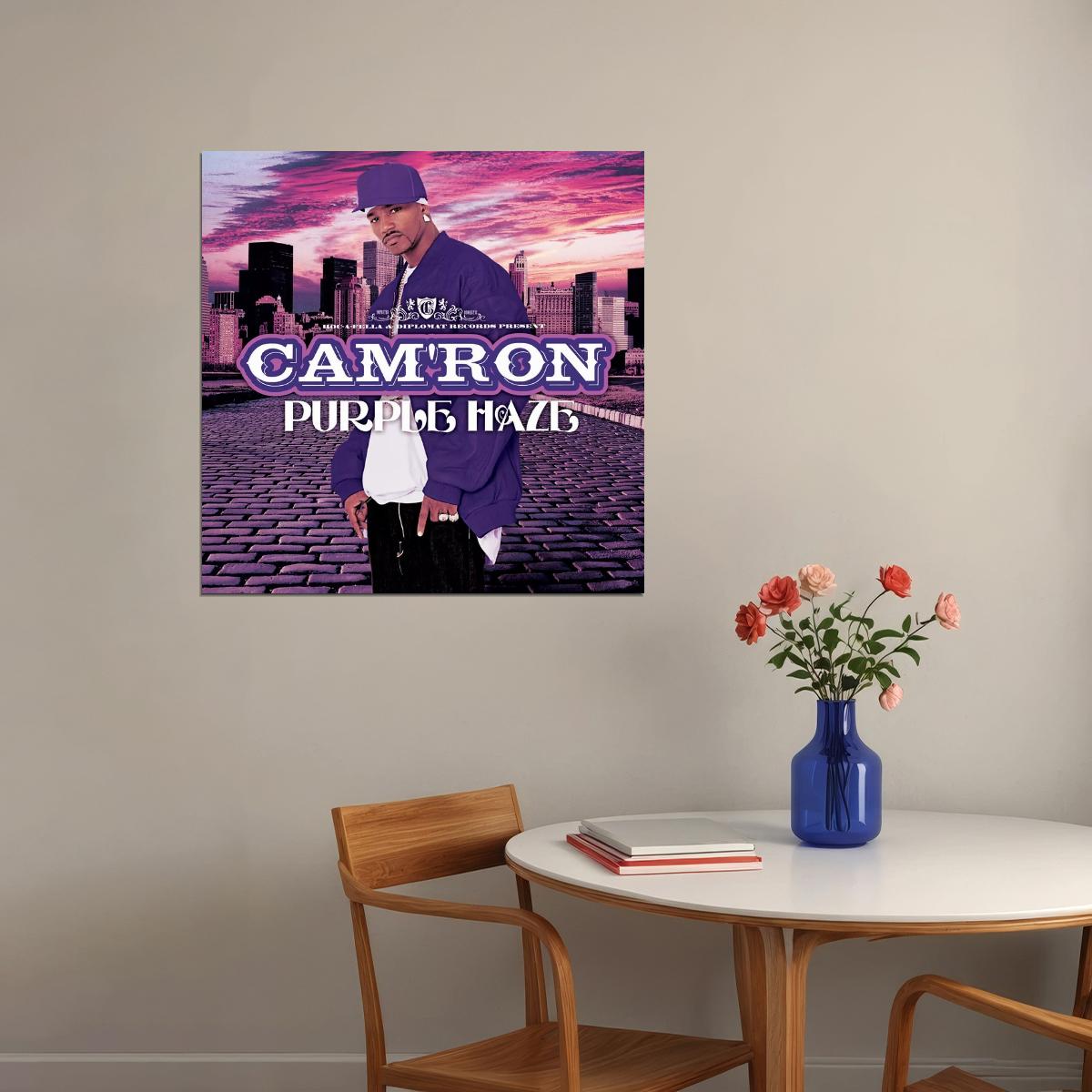 Cam'ron Purple Haze Album Cover Art Hip-hop Music Poster Rap Music Print - xonomax