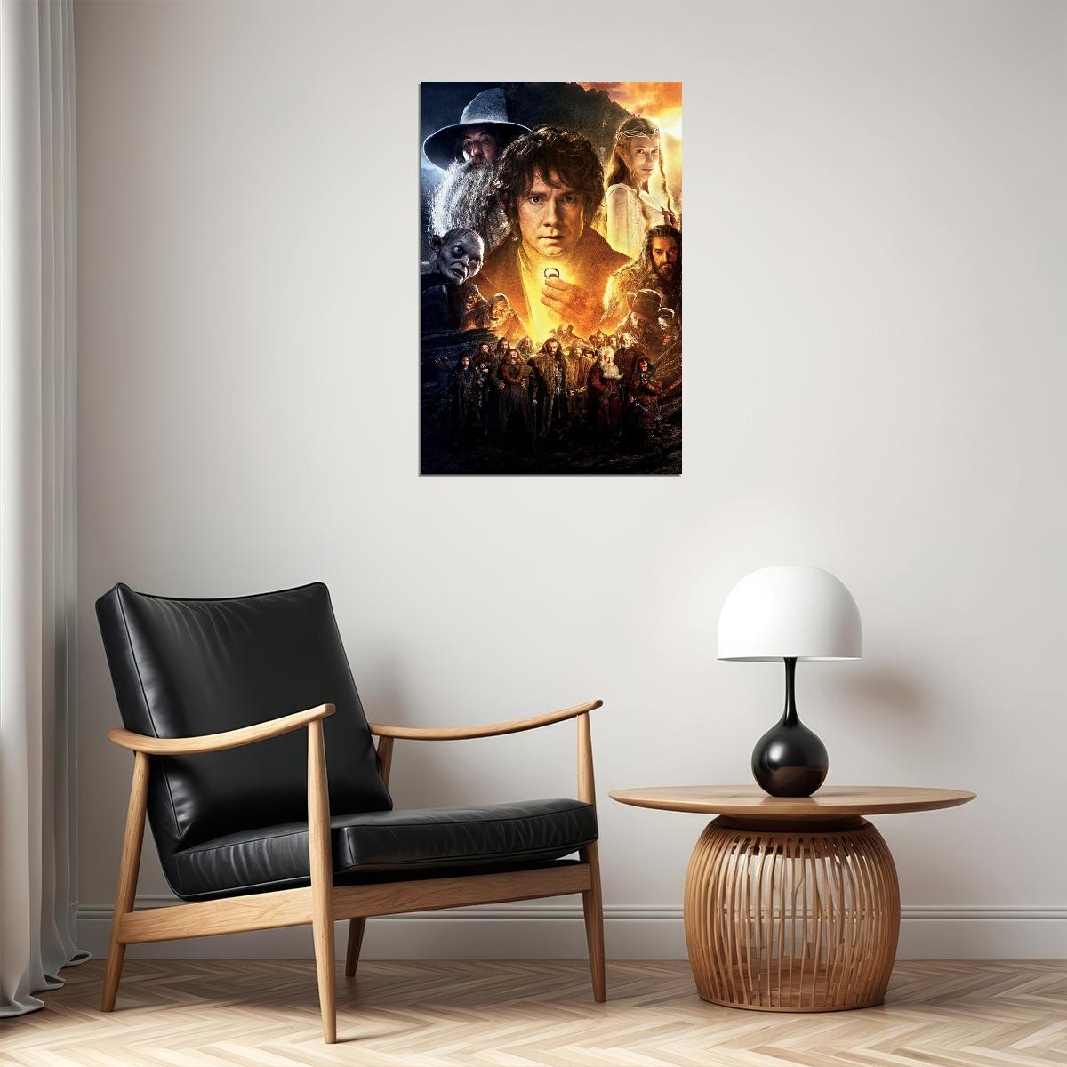 The Hobbit Movie Poster 2012 Iconic Fantasy Adventure Art Print - xonomax