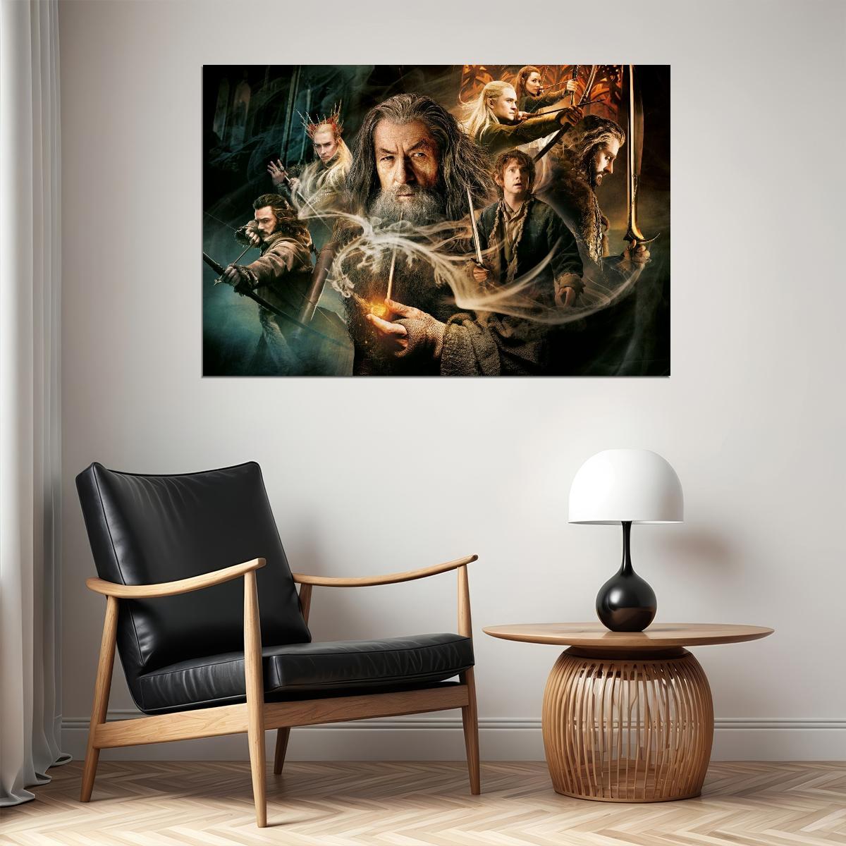 The Hobbit Movie Poster 2012 Iconic Fantasy Adventure Art Print - xonomax