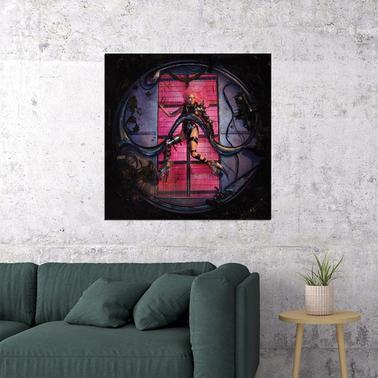 Lady Gaga Music Poster Pop Singer Wall Art - xonomax