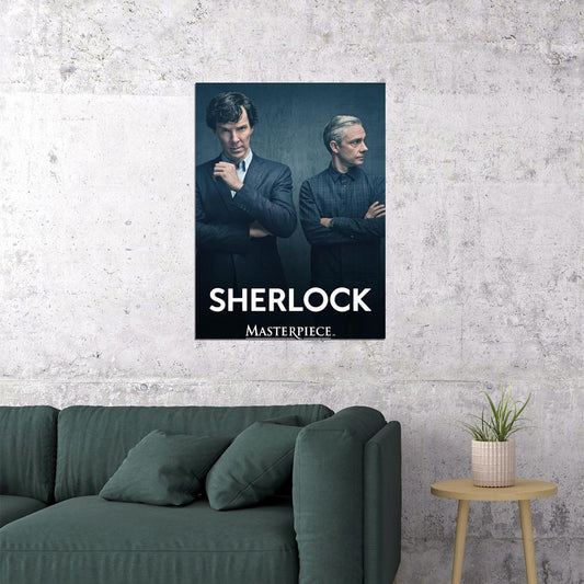 Sherlock Tv Show Movie Poster Detective Series Wall Print - xonomax