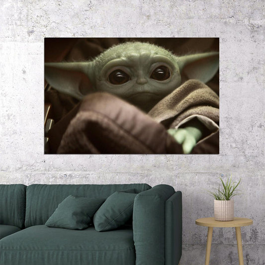 Star Wars Baby Yoda Sci-fi Movie Poster - xonomax