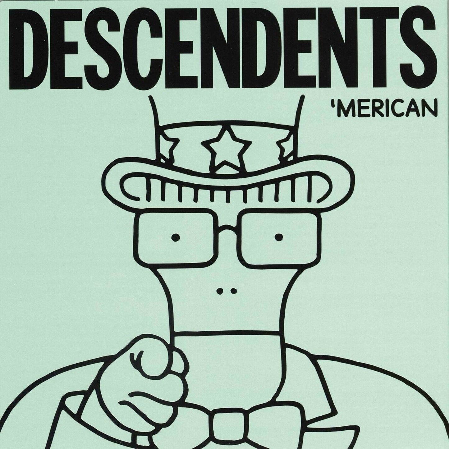 Descendents 'merican Album Cover Art Punk Rock Music Poster Band Music Print - xonomax