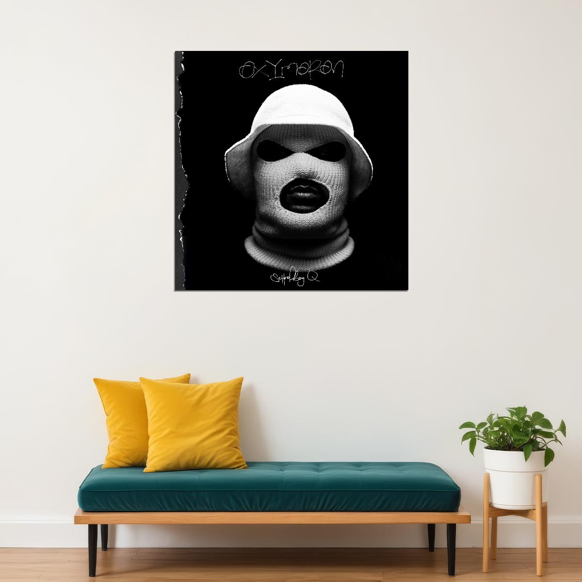 Schoolboy Q Album Cover Art Rap Music Poster Famous Hip Hop Artist Wall Print - xonomax