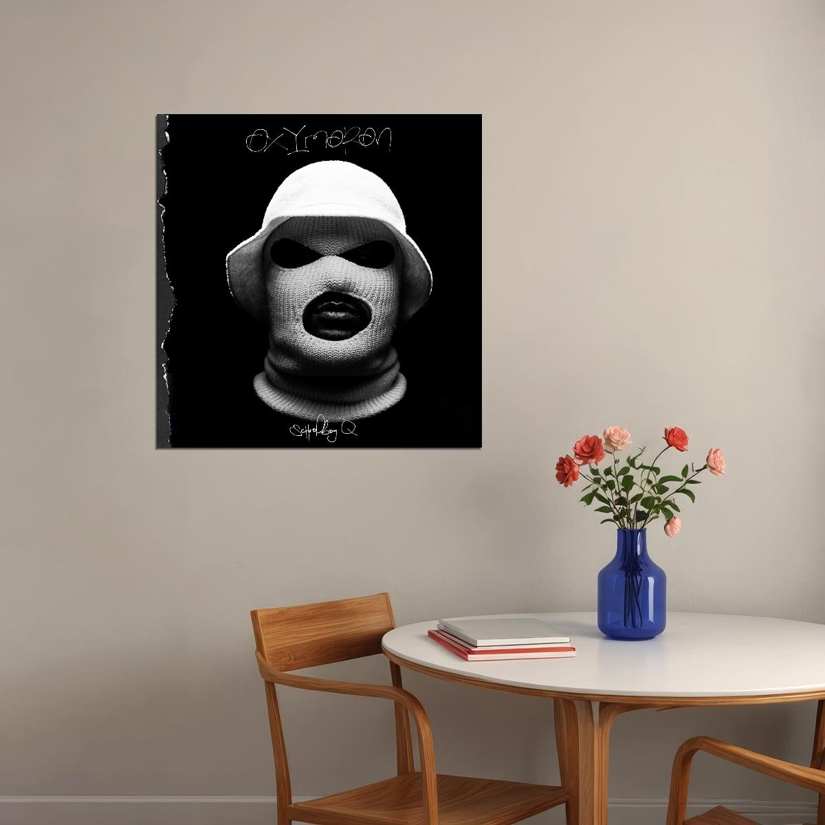 Schoolboy Q Album Cover Art Rap Music Poster Famous Hip Hop Artist Wall Print - xonomax