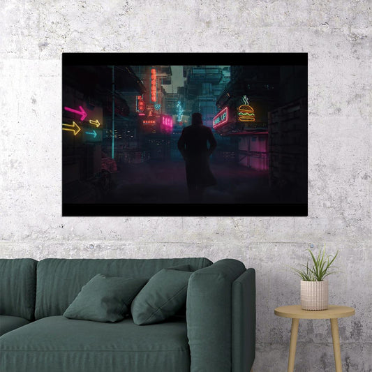 Blade Runner 2049 Movie Poster Sci-fi Film Wall Art Neo-noir Print - xonomax