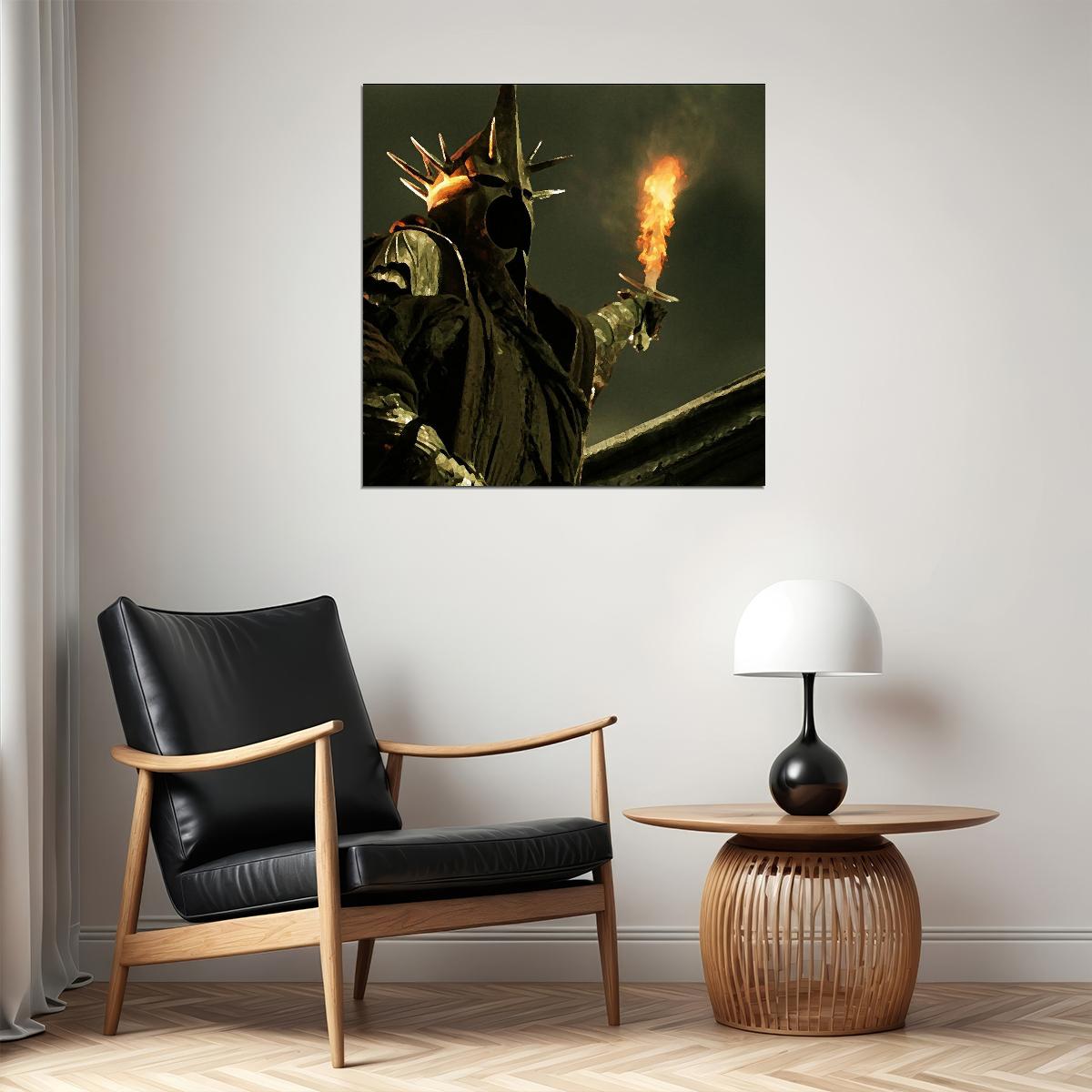 The Lord Of The Rings Sauron Movie Poster Iconic Fantasy Villain Art Print - xonomax