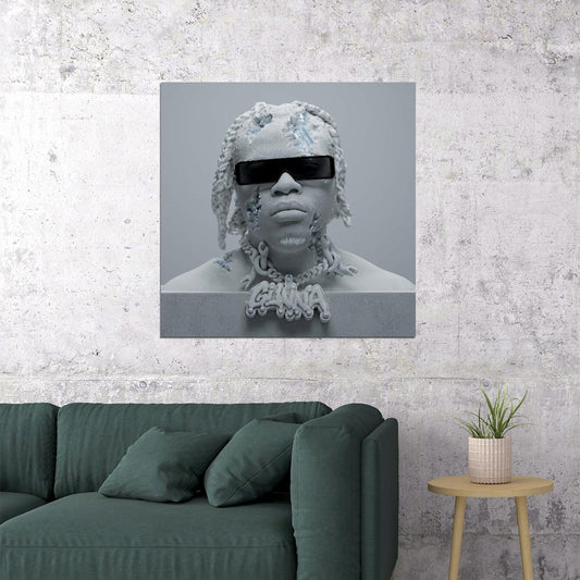Gunna Ds4ever Album Cover Art Hip-hop Music Poster Rap Artist Music Print - xonomax