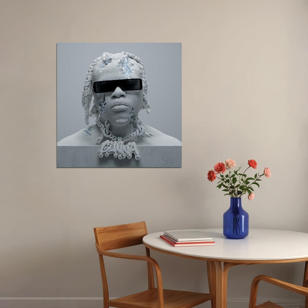 Gunna Ds4ever Album Cover Art Hip-hop Music Poster Rap Artist Music Print - xonomax