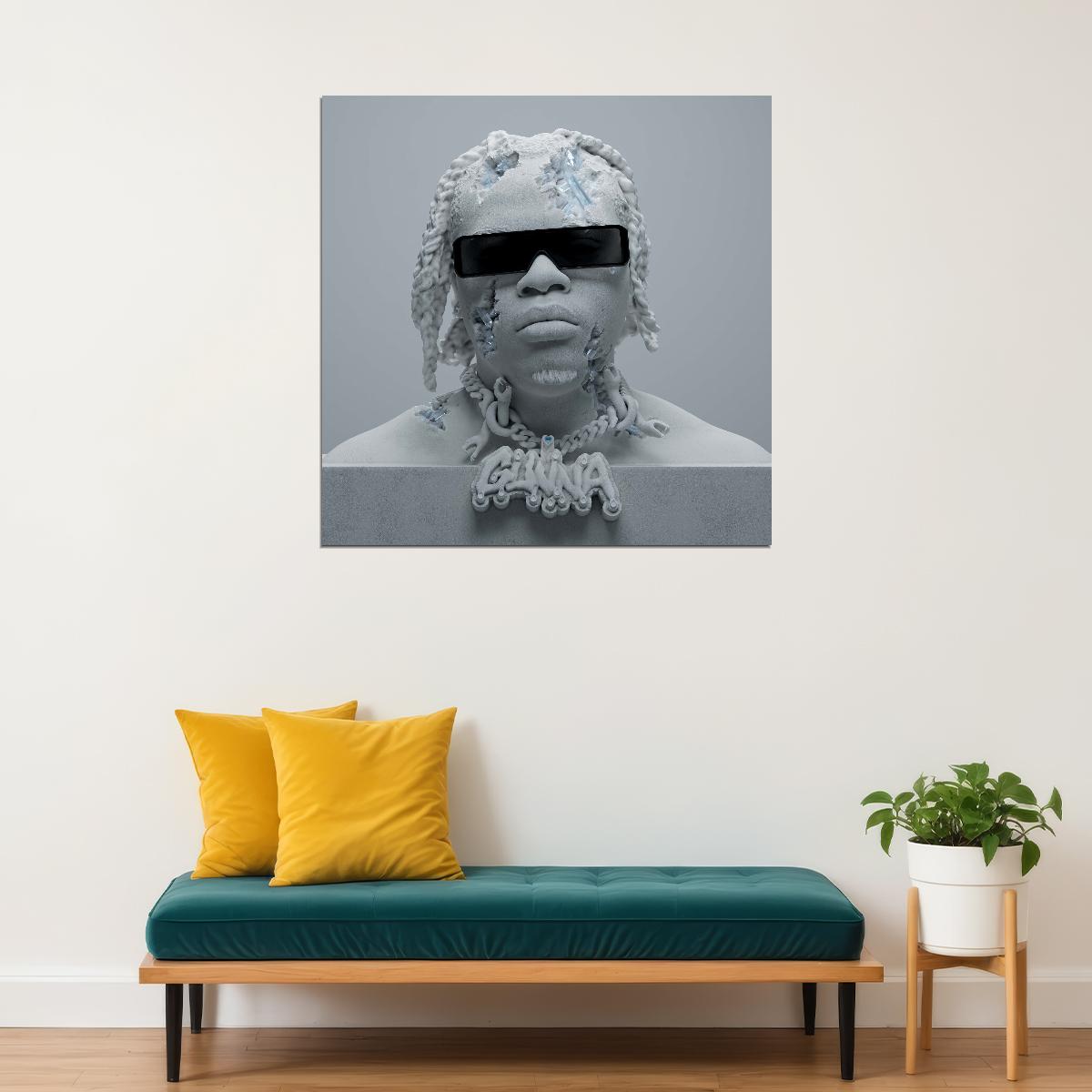 Gunna Ds4ever Album Cover Art Hip-hop Music Poster Rap Artist Music Print - xonomax