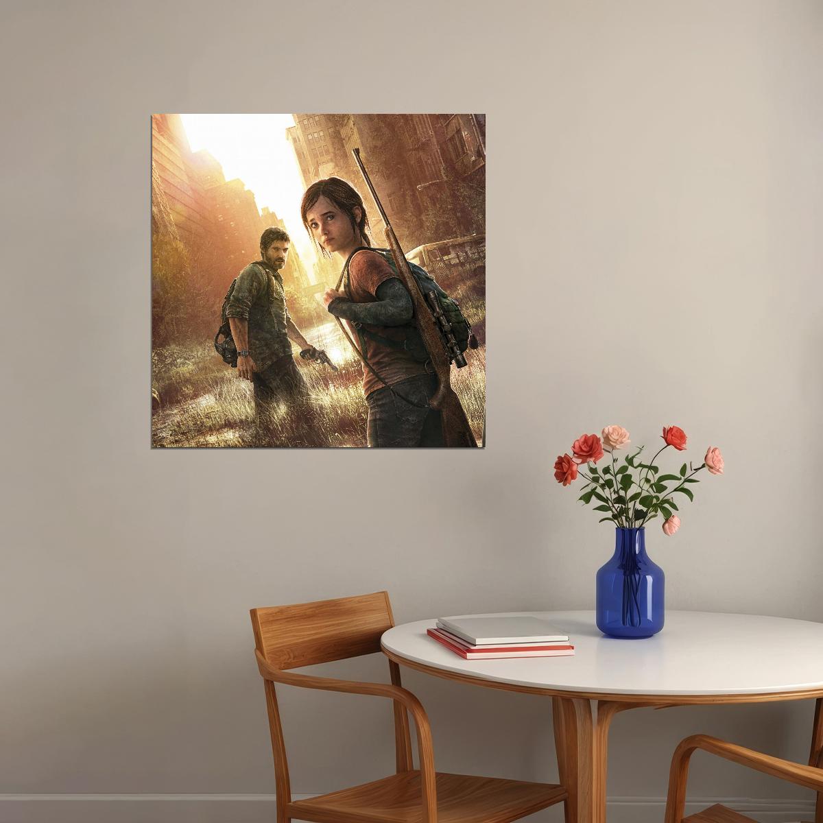 The Last Of Us Video Game Poster Iconic Post-apocalyptic Adventure Art Print - xonomax