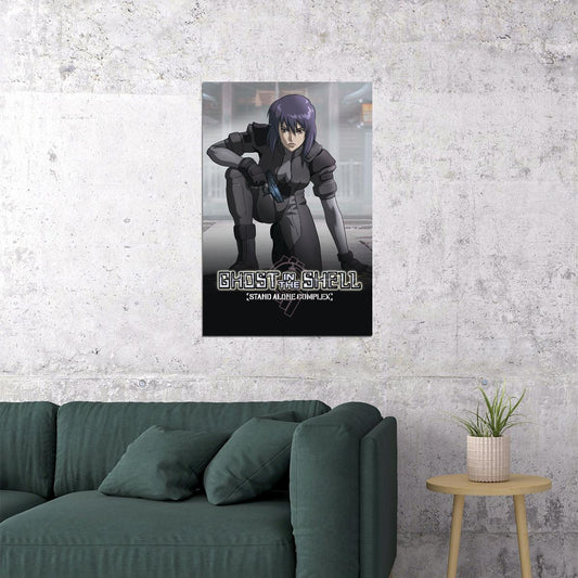 Ghost In The Shell: Stand Alone Complex Anime Poster Sci-fi Manga Art Cyberpunk Print - xonomax