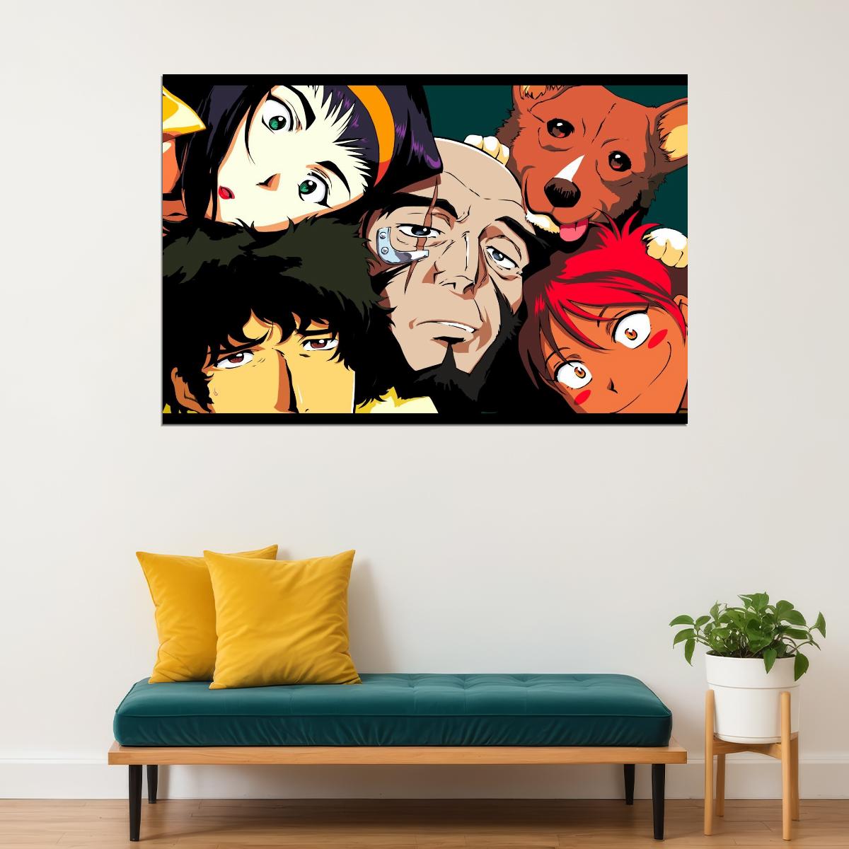 Cowboy Bebop Anime Poster Japanese Animation Wall Art Sci-fi Manga Print - xonomax