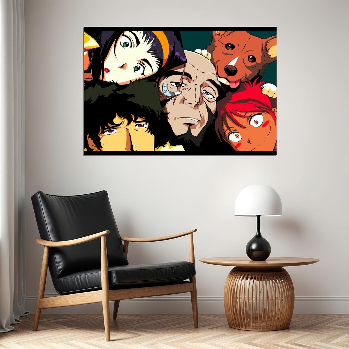 Cowboy Bebop Anime Poster Japanese Animation Wall Art Sci-fi Manga Print - xonomax