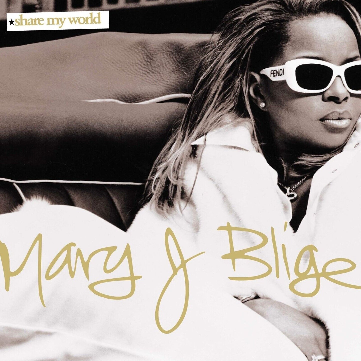 Mary J. Blige Share My World Album Cover Art Music Poster R&b Wall Print - xonomax