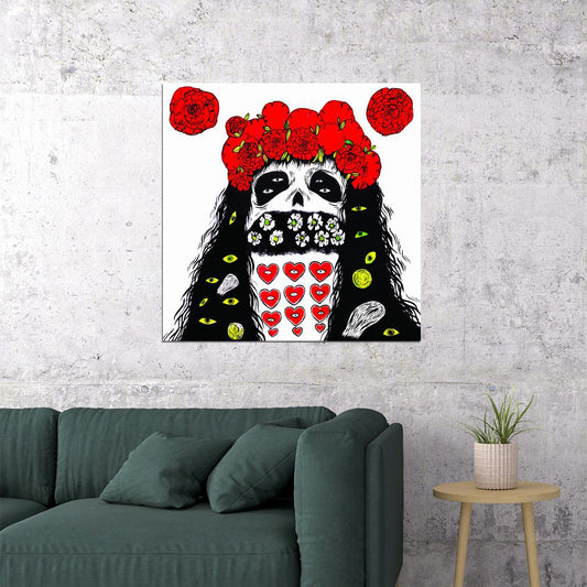 Grimes Album Cover Art Electronic Music Poster Synth-pop Artist Music Print - xonomax