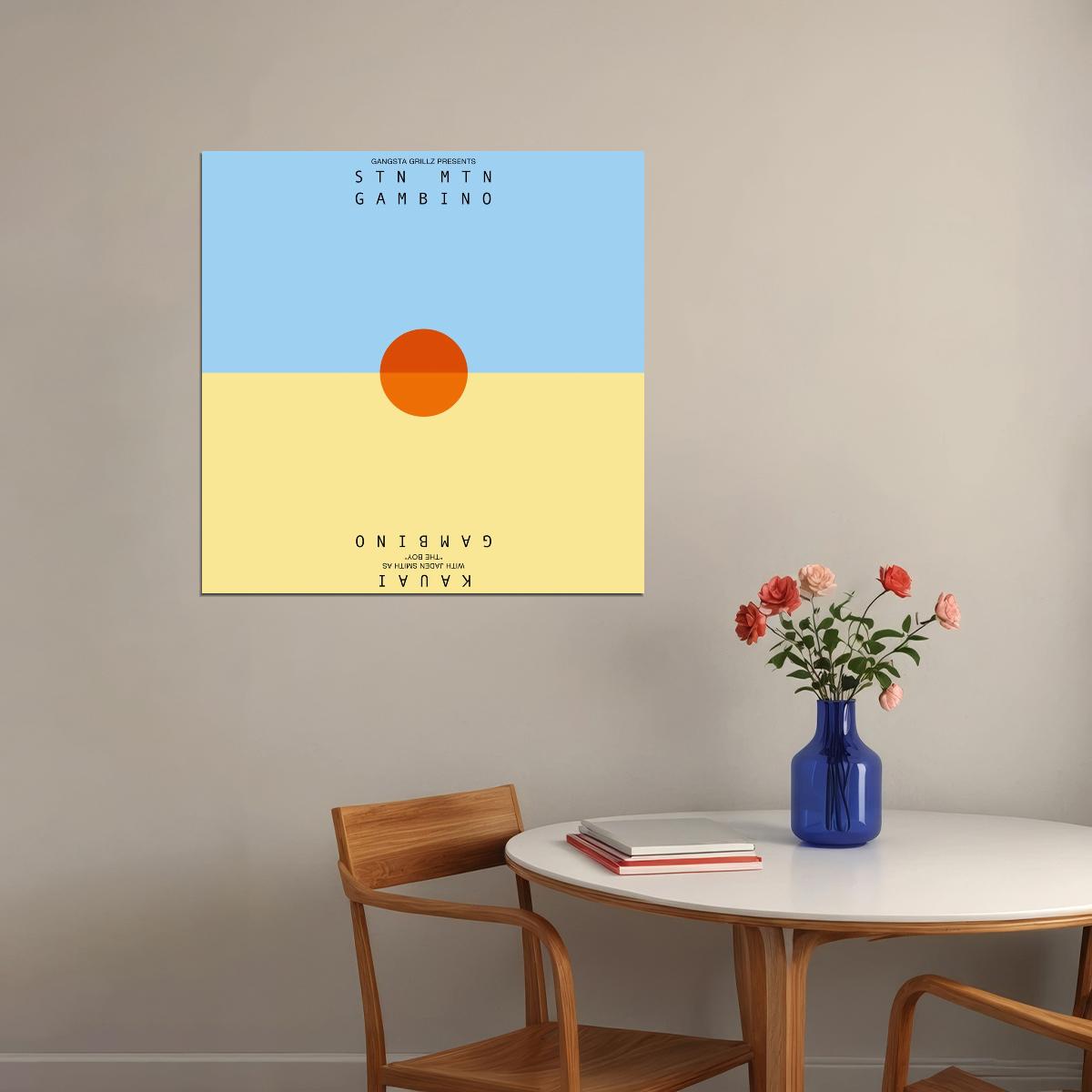 Childish Gambino Stn Mtn / Kauai Album Cover Art Hip-hop Music Poster Rap Artist Print - xonomax