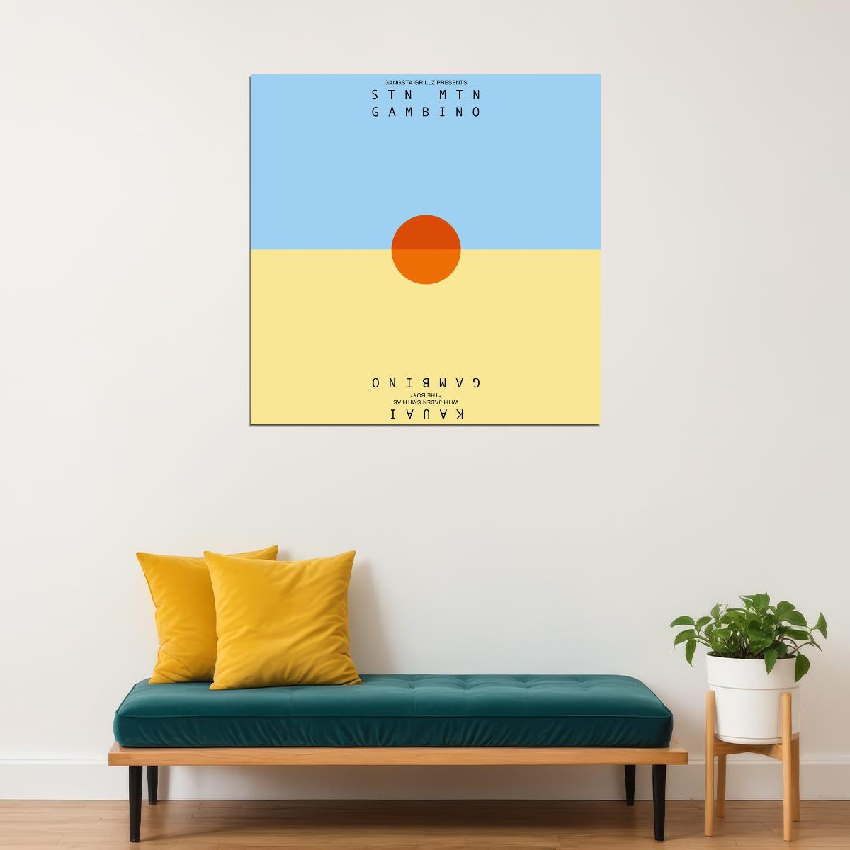 Childish Gambino Stn Mtn / Kauai Album Cover Art Hip-hop Music Poster Rap Artist Print - xonomax