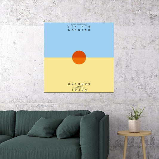 Childish Gambino Stn Mtn / Kauai Album Cover Art Hip-hop Music Poster Rap Artist Print - xonomax