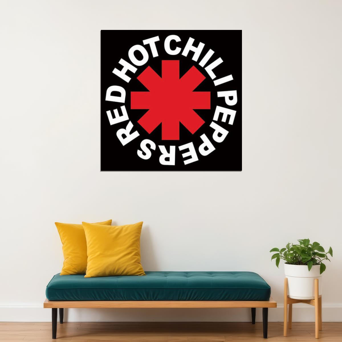 Red Hot Chili Peppers Album Cover Art Rock Music Poster Band Wall Print - xonomax