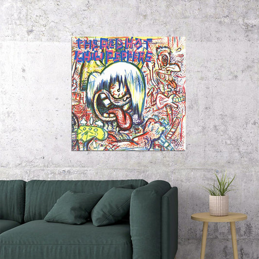 Red Hot Chili Peppers Album Cover Art Rock Music Poster Band Wall Print - xonomax