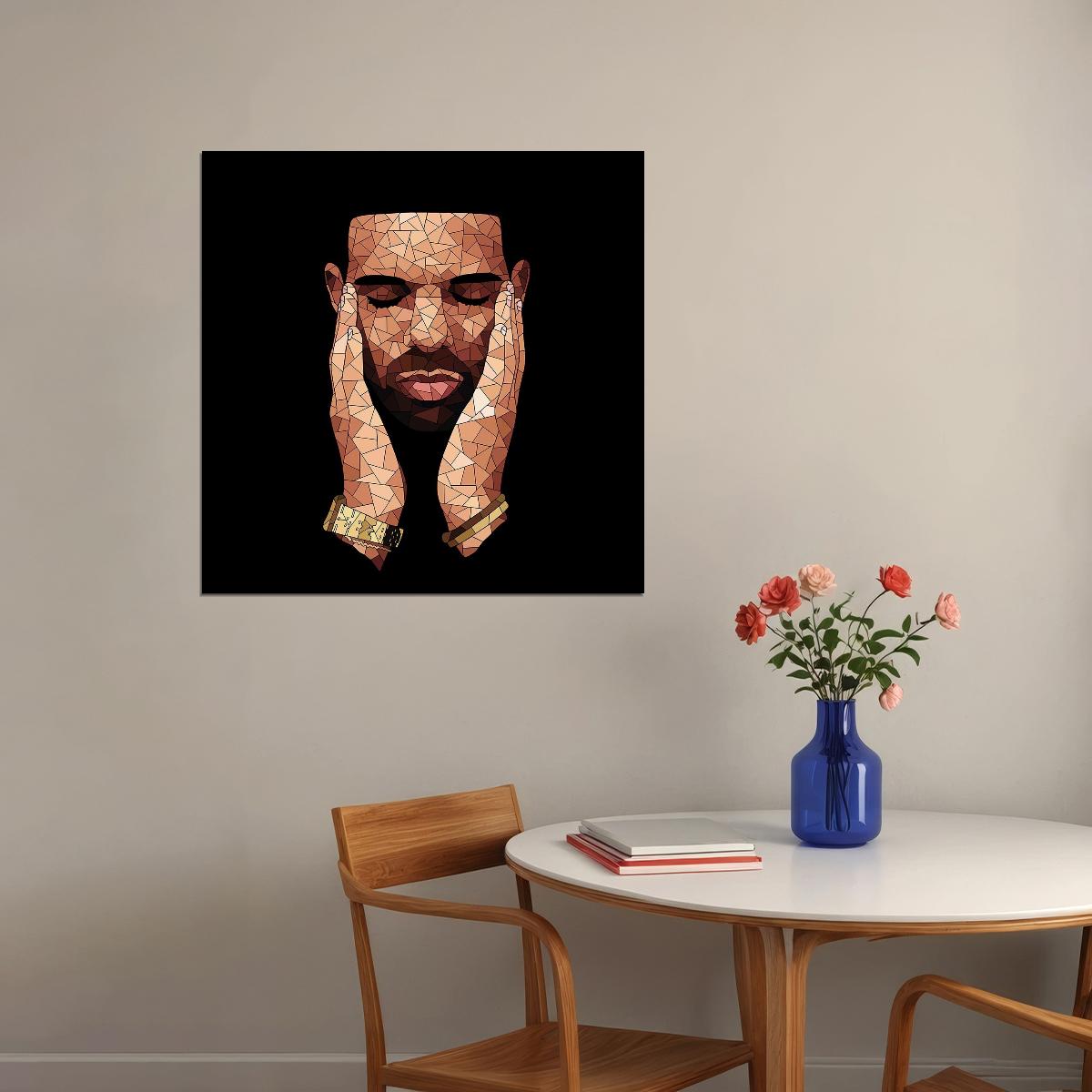 Drake Poster Hip-hop Music Wall Art Rap Artist Print - xonomax