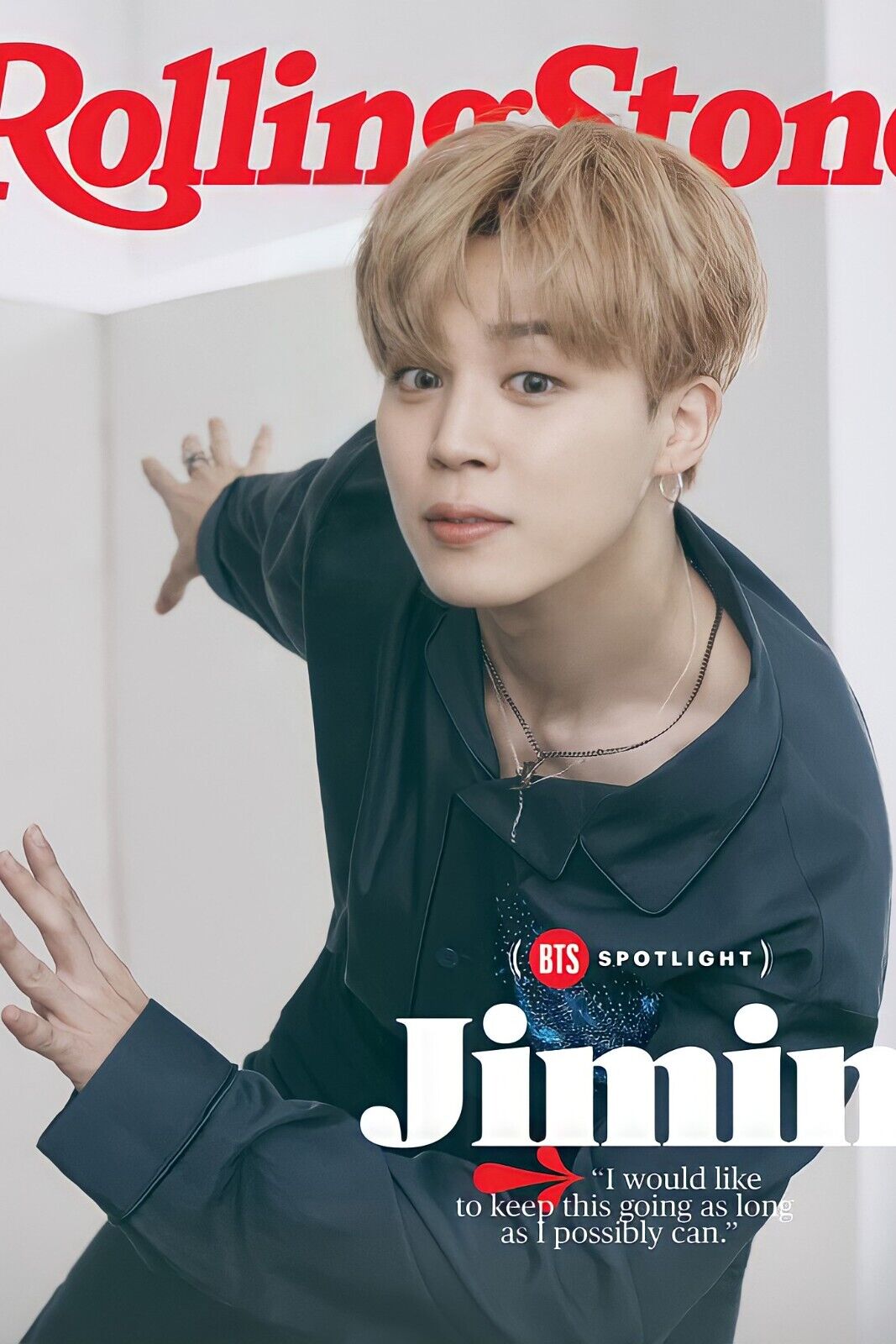 Rolling Stone Bts Jimin Magazine Cover K-pop Music Poster Wall Art Print - xonomax