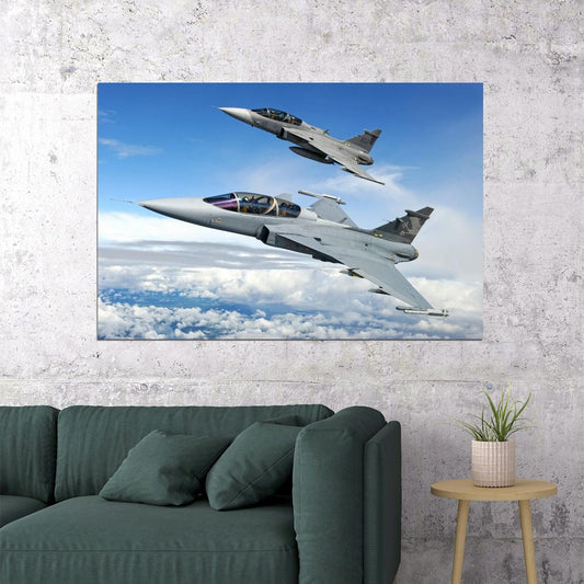 Fighter Jets Poster Military Aircraft Wall Art Aviation Enthusiast Print - xonomax