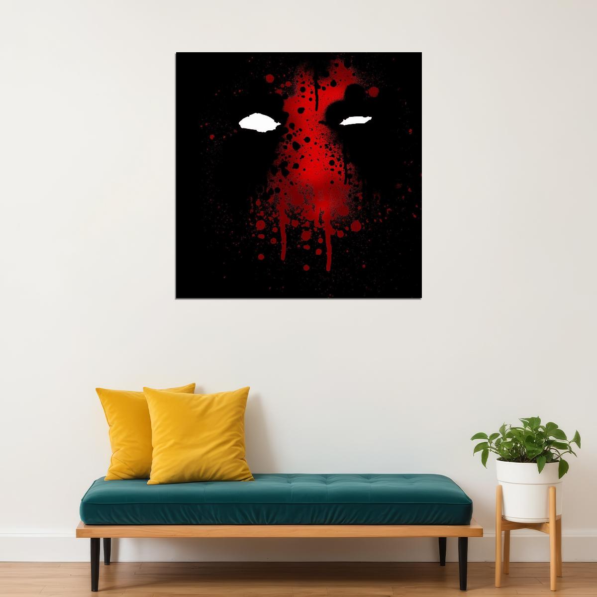 Deadpool Movie Poster Marvel Superhero Wall Art Action Film Print - xonomax