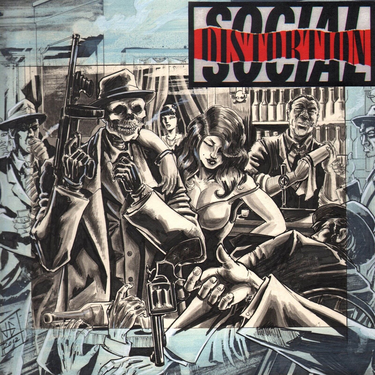 Social Distortion Album Cover Art Music Poster Punk Band Wall Print - xonomax
