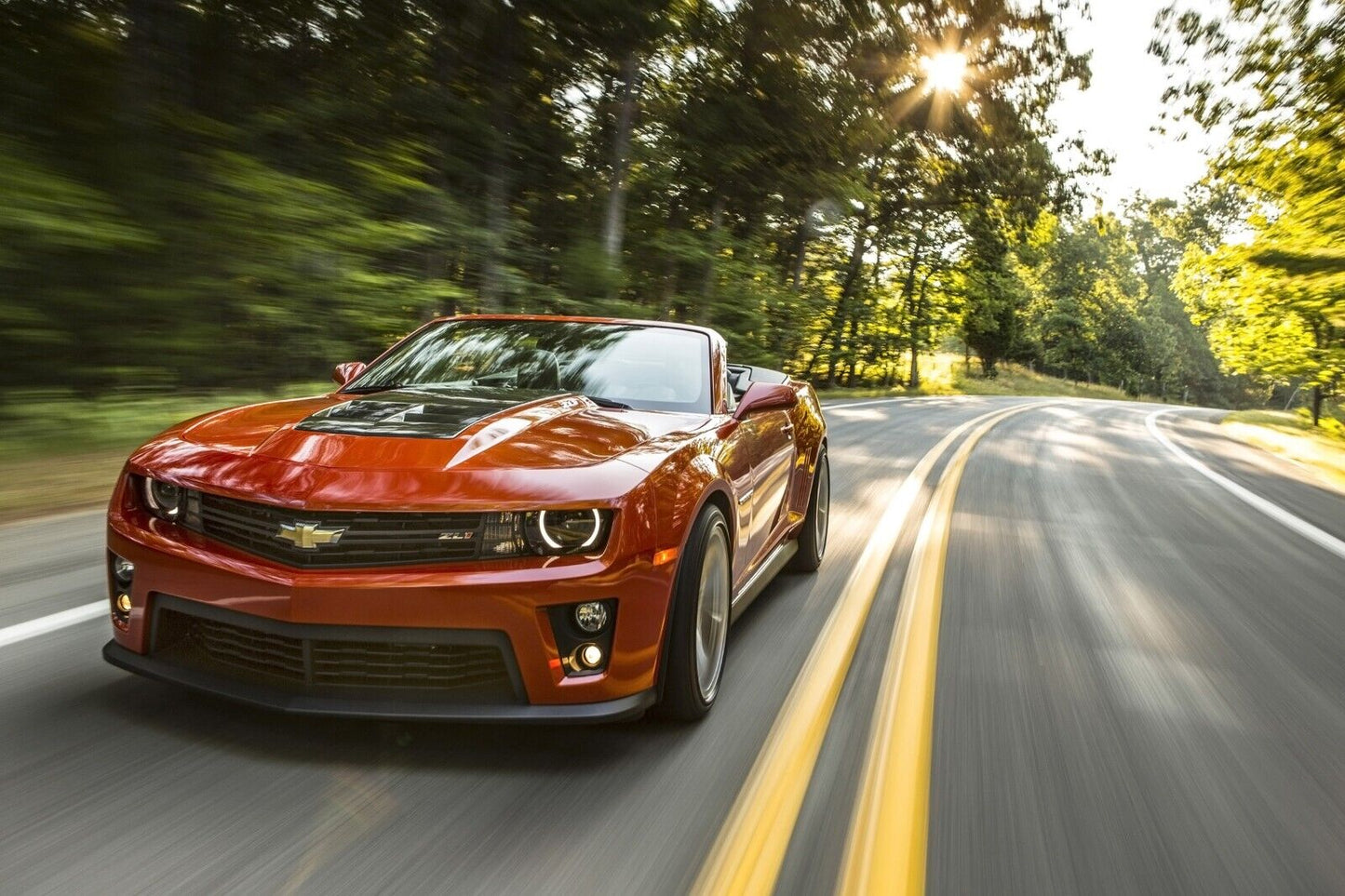 Chevrolet Camaro Poster Classic Muscle Car Wall Art Luxury Car Print - xonomax