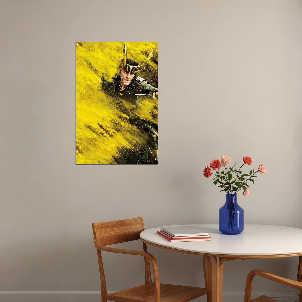 Asgard's Loki Poster Marvel Comics Supervillain Wall Art Comic Book And Movie Print - xonomax