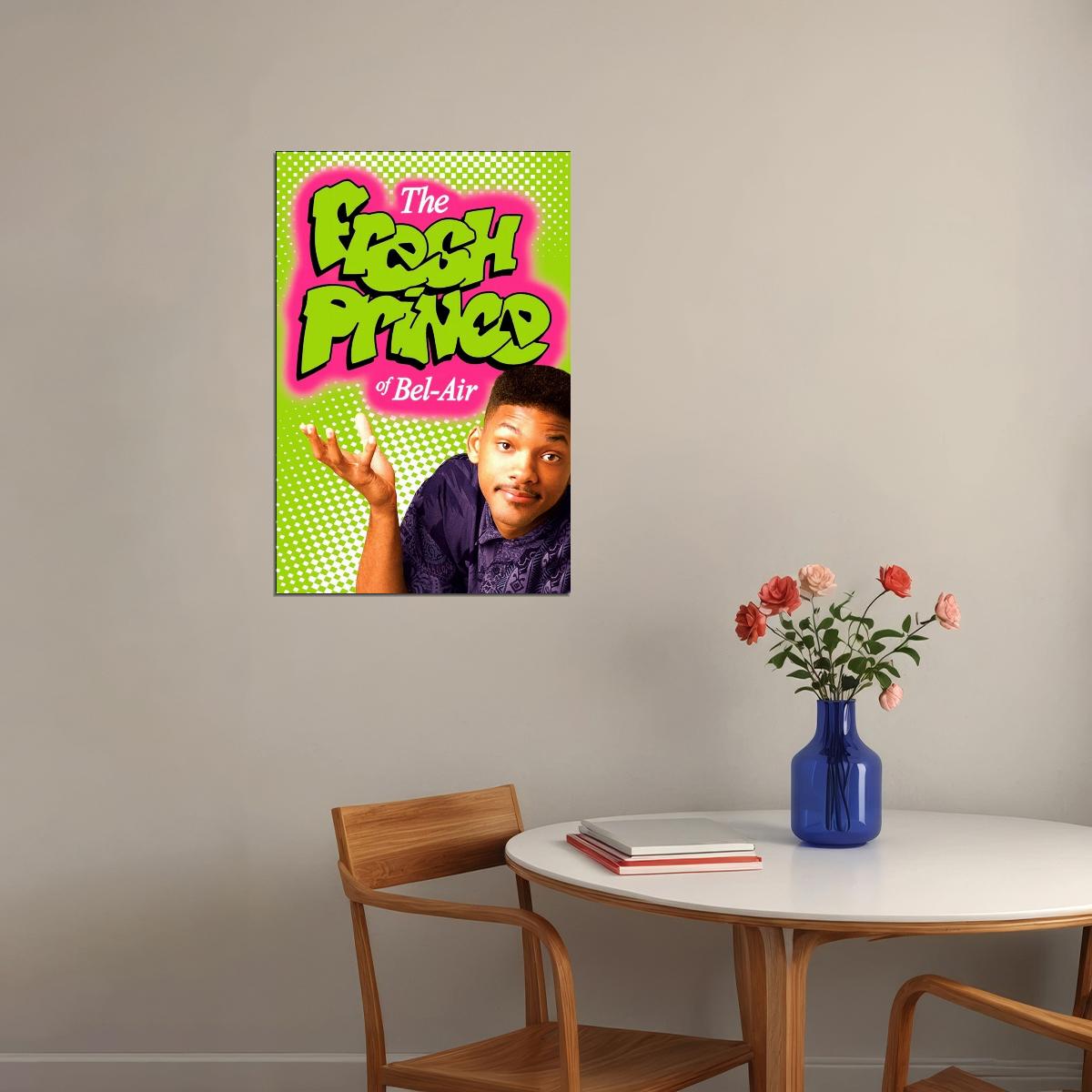 The Fresh Prince Of Bel-air Will Smith Tv Show Poster Iconic 90s Sitcom Art Print - xonomax