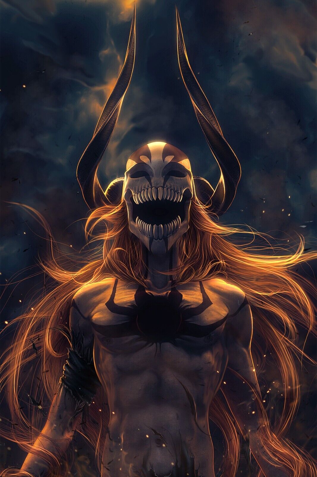 Bleach Hollow Ichigo Anime Poster Japanese Animation Wall Art Manga Series Print - xonomax