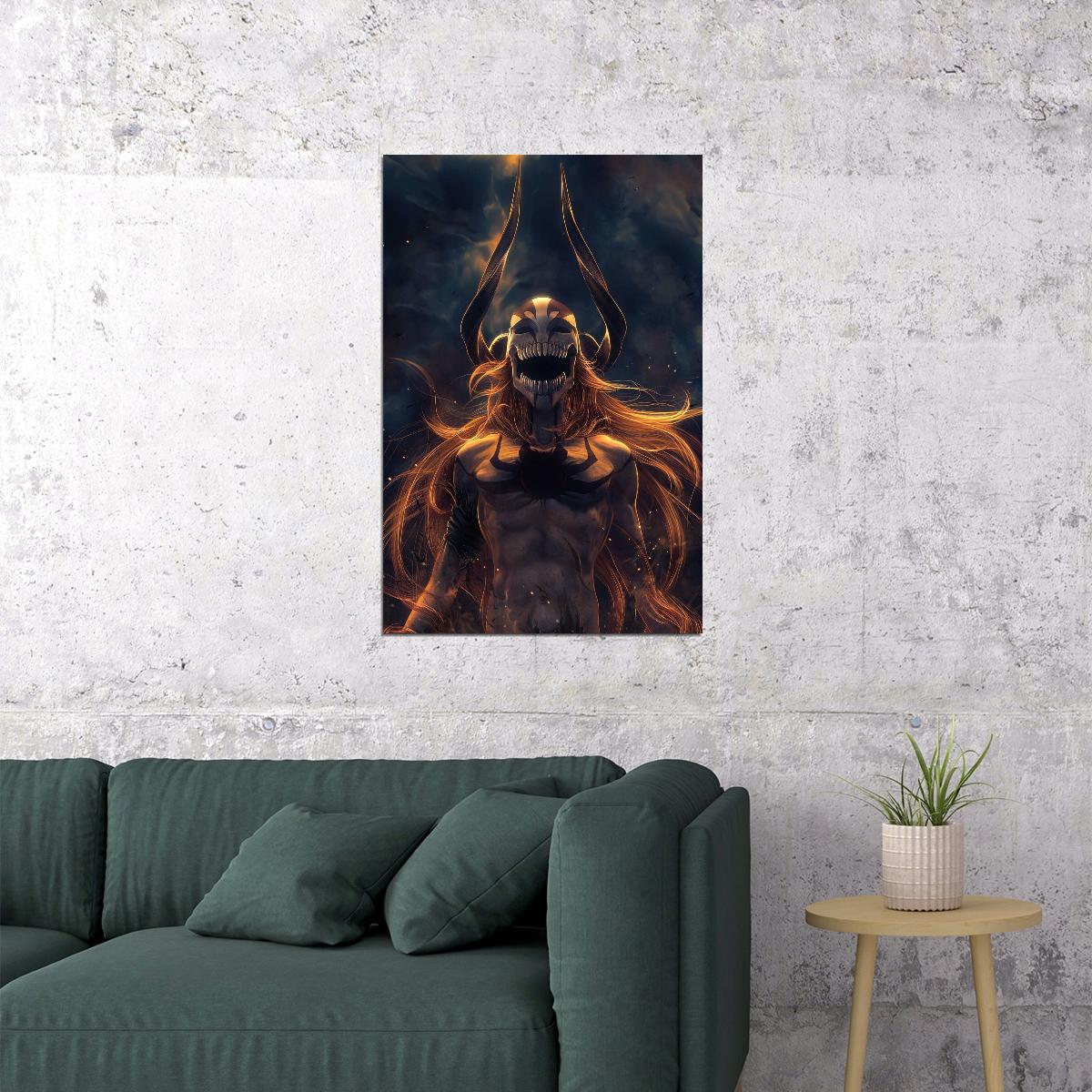 Bleach Hollow Ichigo Anime Poster Japanese Animation Wall Art Manga Series Print - xonomax