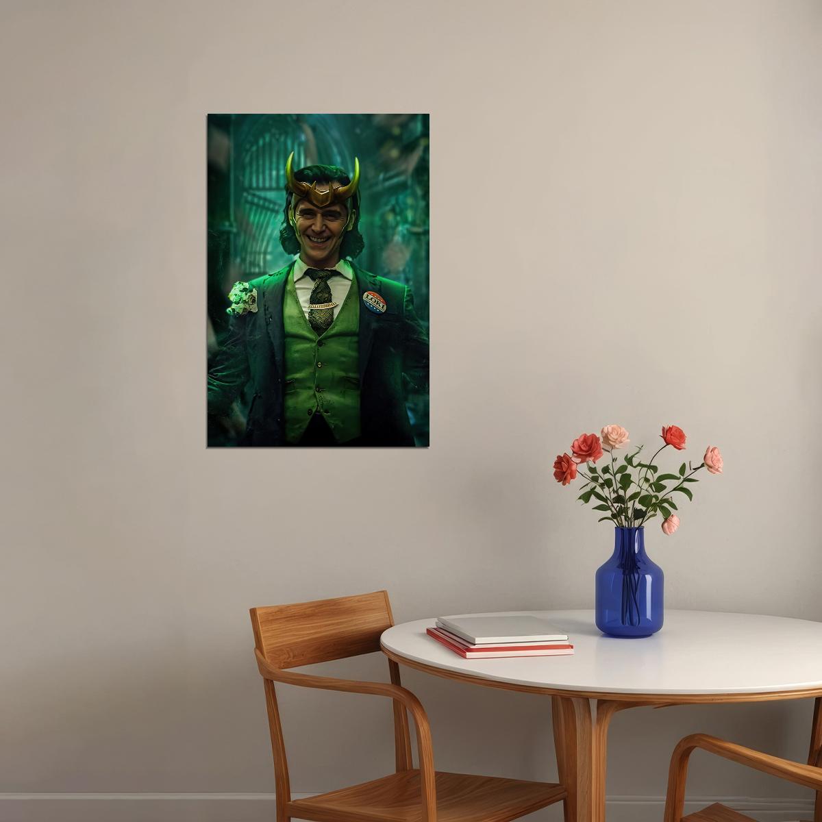 Asgard's Loki Poster Marvel Comics Supervillain Wall Art Comic Book And Movie Print - xonomax