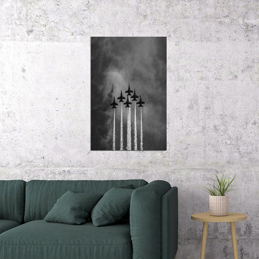 Fighter Jets Poster Military Aircraft Wall Art Aviation Enthusiast Print - xonomax